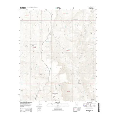 2014 Map of McFadden Peak, 2014 Print