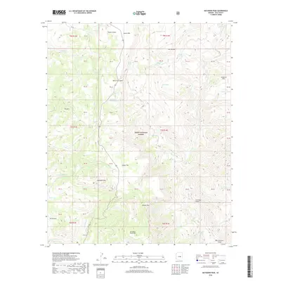 2018 Map of McFadden Peak, 2018 Print