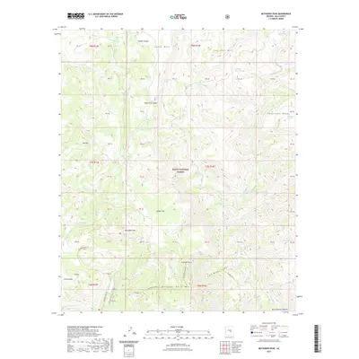 2021 Map of McFadden Peak, 2021 Print