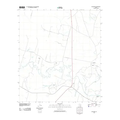 2010 Map of McFaddin, 2010 Print