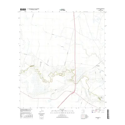 2016 Map of McFaddin, 2016 Print
