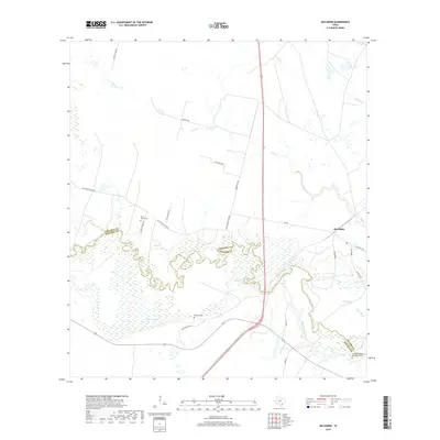2019 Map of McFaddin, 2019 Print