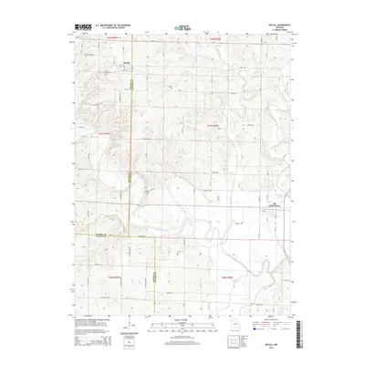 2014 Map of McFall, 2014 Print
