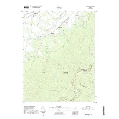 2019 Map of McGaheysville, 2019 Print