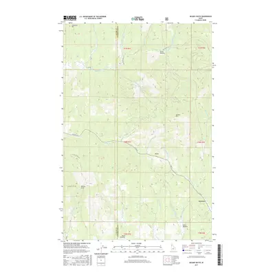 2017 Map of McGary Butte, 2017 Print