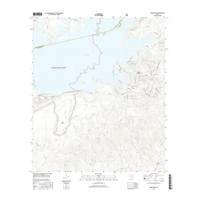 2016 Map of McGee Bend, 2016 Print