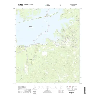 2019 Map of McGee Bend, 2019 Print