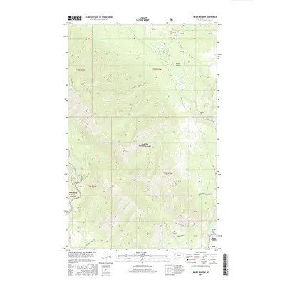 2017 Map of McGee Meadow, 2017 Print