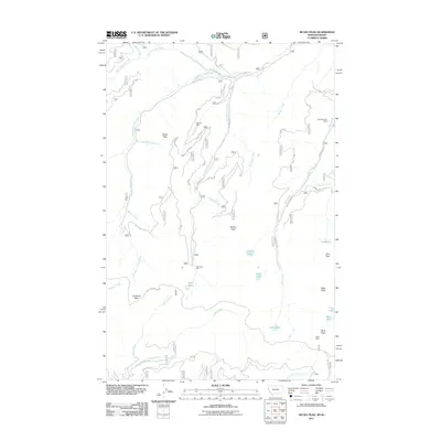 2011 Map of McGee Peak, 2011 Print