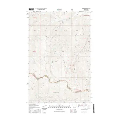 2014 Map of McGee Peak, 2014 Print