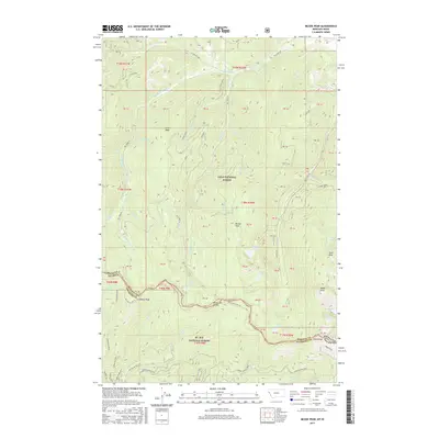 2017 Map of McGee Peak, 2017 Print