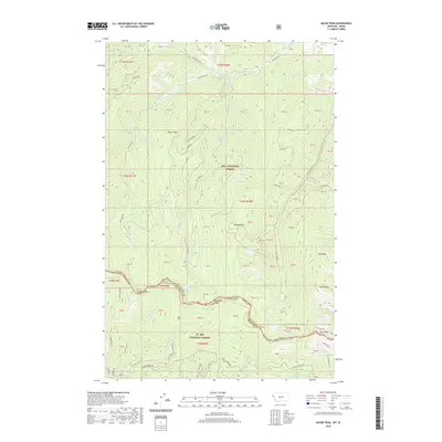 2020 Map of McGee Peak, 2020 Print