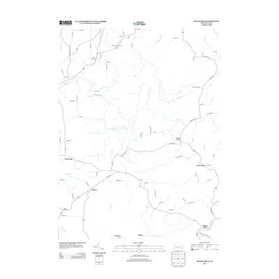 2013 Map of McGees Mills, 2013 Print