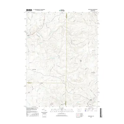 2016 Map of McGees Mills, 2016 Print