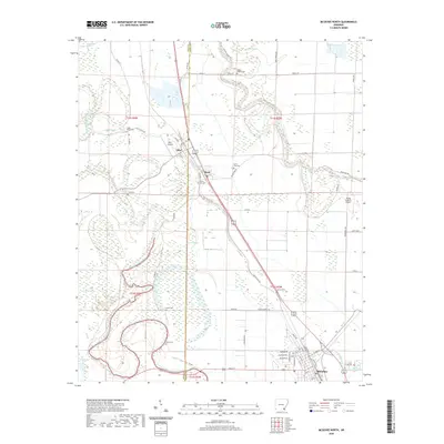 2020 Map of McGehee North, 2020 Print