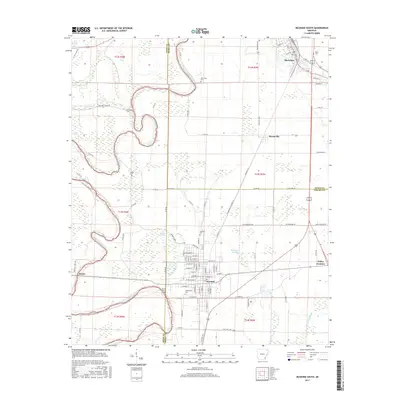 2017 Map of McGehee South, 2017 Print