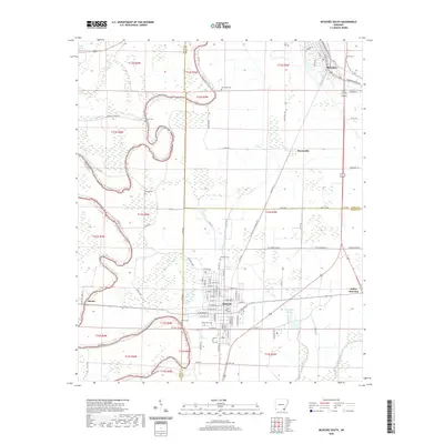 2020 Map of McGehee South, 2020 Print