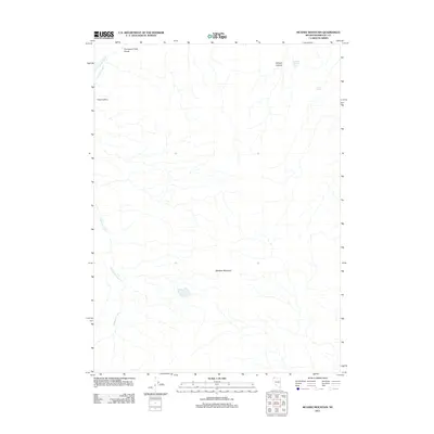2011 Map of McGhee Mountain, 2011 Print