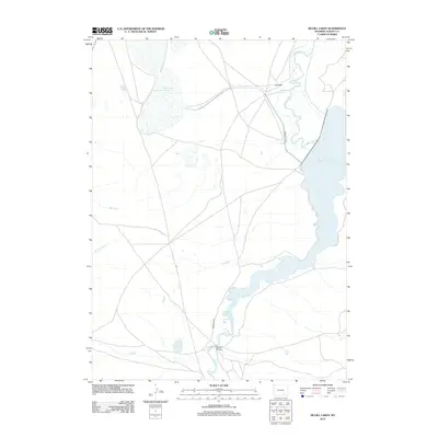 2012 Map of McGill Lakes, 2012 Print