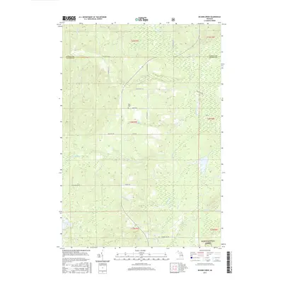 2017 Map of McGinn Creek, 2017 Print