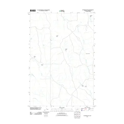 2011 Map of McGinnis Butte, 2011 Print