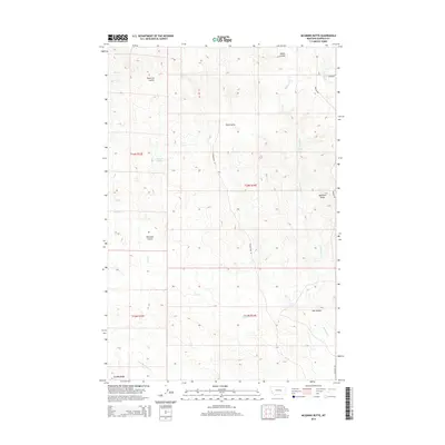 2014 Map of McGinnis Butte, 2014 Print