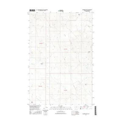 2017 Map of McGinnis Butte, 2017 Print
