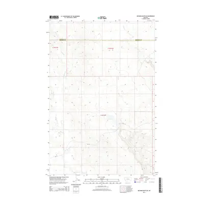 2014 Map of McGinnis Butte SE, 2014 Print