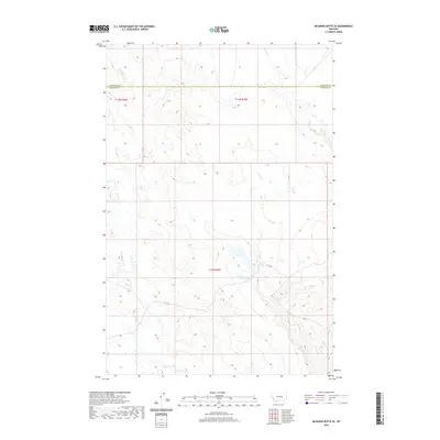 2020 Map of McGinnis Butte SE, 2020 Print