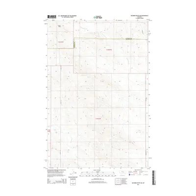 2014 Map of McGinnis Butte SW, 2014 Print