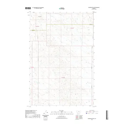 2020 Map of McGinnis Butte SW, 2020 Print