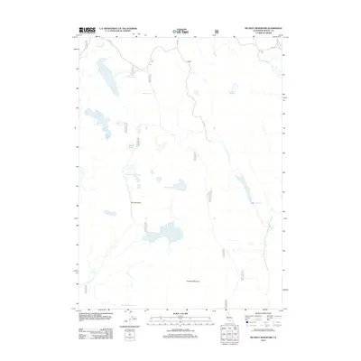 2012 Map of McGinty Reservoir, 2012 Print
