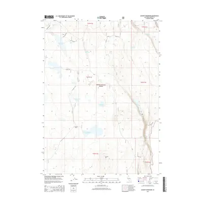 2015 Map of McGinty Reservoir, 2015 Print