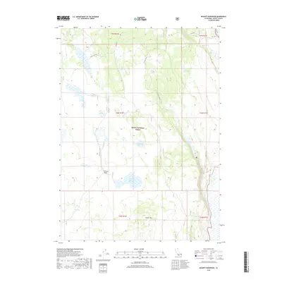 2018 Map of McGinty Reservoir, 2018 Print