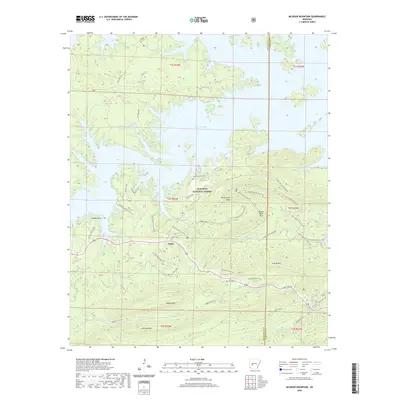 2020 Map of McGraw Mountain, 2020 Print