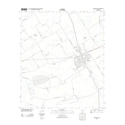 2012 Map of McGregor, 2012 Print