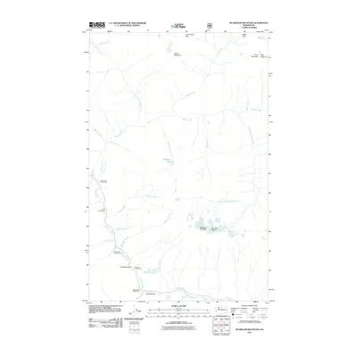 2011 Map of McGregor Mountain, 2011 Print