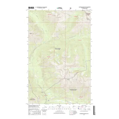 2017 Map of McGregor Mountain, 2017 Print