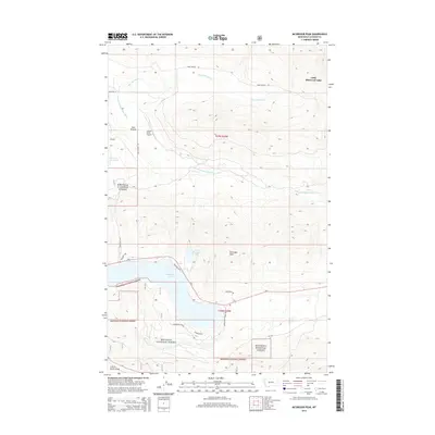 2014 Map of McGregor Peak, 2014 Print