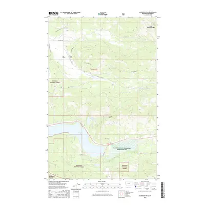 2017 Map of McGregor Peak, 2017 Print