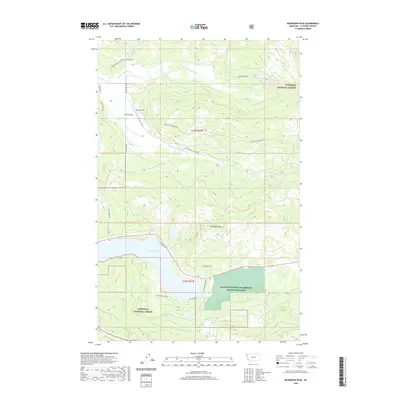 2020 Map of McGregor Peak, 2020 Print