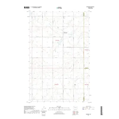 2017 Map of McGregor, 2017 Print