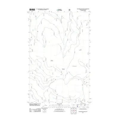 2011 Map of McGuire Mountain, 2011 Print