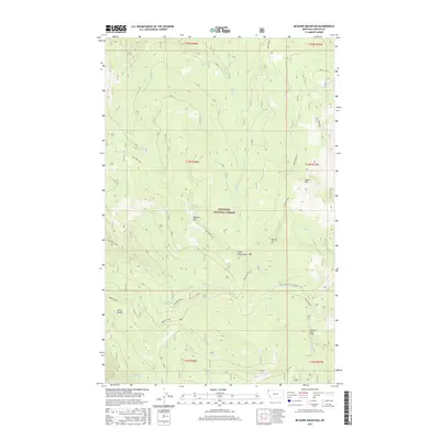 2017 Map of McGuire Mountain, 2017 Print