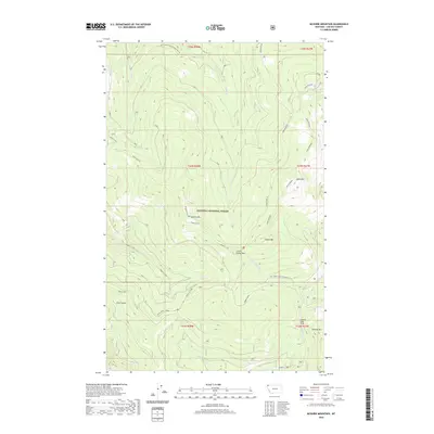 2020 Map of McGuire Mountain, 2020 Print