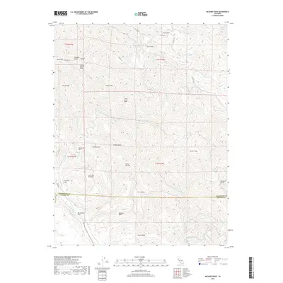 2018 Map of McGuire Ridge, 2018 Print