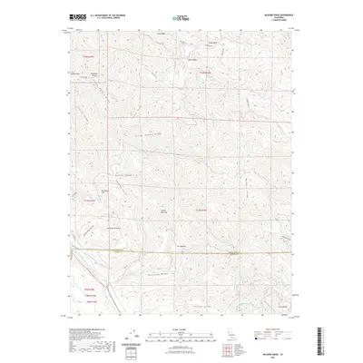 2021 Map of McGuire Ridge, 2021 Print