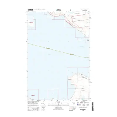 2014 Map of McGulpin Point, 2014 Print