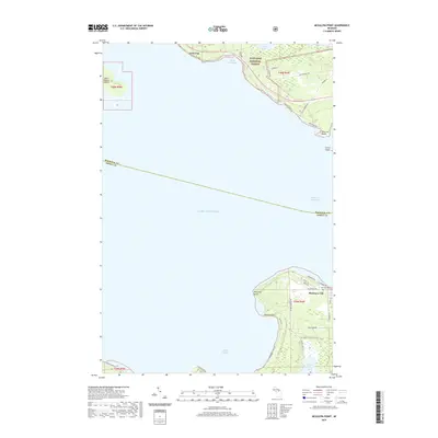 2019 Map of McGulpin Point, 2019 Print