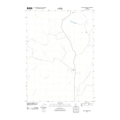 2010 Map of McHan Reservoir, 2010 Print